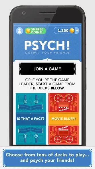 Скачать взлом Psych! Outwit your friends  [МОД Много денег] — последняя версия apk на Андроид screen 3