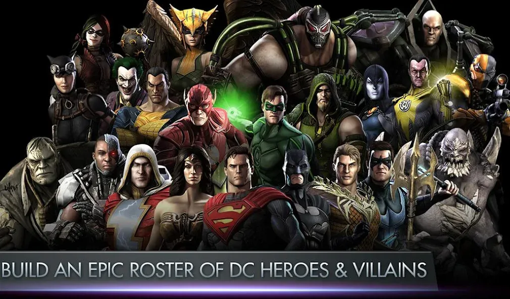 Скачать взлом Injustice: Gods Among Us (Инжастис)  [МОД Menu] — стабильная версия apk на Андроид screen 1