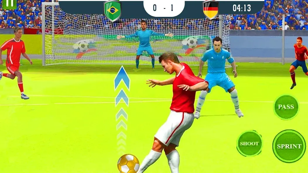 Скачать взломанную ultimate football game 2024  [МОД Menu] — последняя версия apk на Андроид screen 2