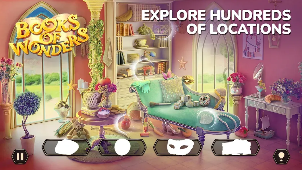 Скачать взломанную Books of Wonder Hidden Objects  [МОД Unlimited Money] — последняя версия apk на Андроид screen 3