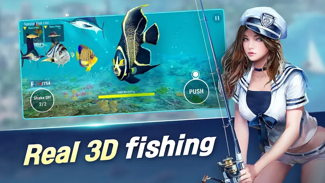 Взлом World Fishing Championship (Чемпионат мира по рыбной ловле)  [МОД Mega Pack] — полная версия apk на Андроид screen 4