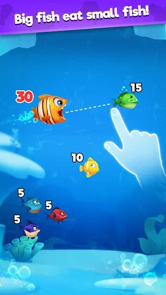 Скачать взлом Fish Go.io — Be the fish king  [МОД Unlocked] — полная версия apk на Андроид screen 1