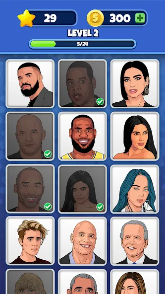 Взлом Who is it? Celeb Quiz Trivia  [МОД Unlimited Money] — последняя версия apk на Андроид screen 3