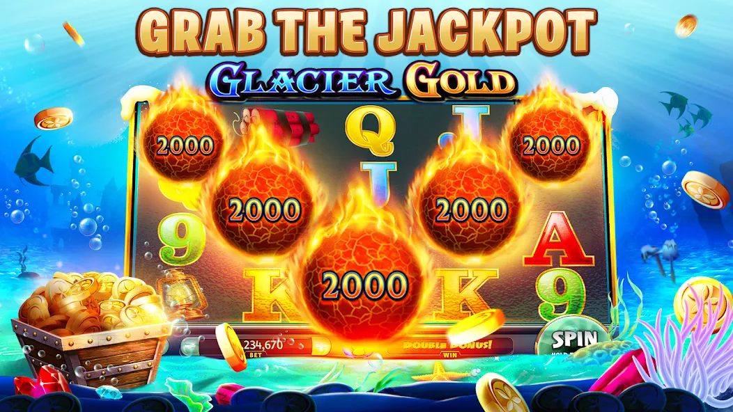 Скачать взлом Gold Fish Casino Slot Games (Голдфиш)  [МОД Много денег] — стабильная версия apk на Андроид screen 3