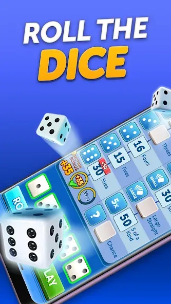 Взломанная Dice With Buddies™ Social Game (Дайс вместе с друзьями Социальная игра)  [МОД Много монет] — стабильная версия apk на Андроид screen 1