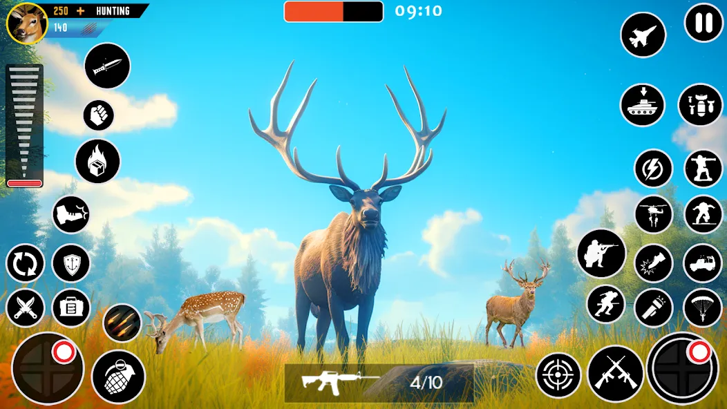 Скачать взломанную Wild Animal Deer Hunting Games (Охота на диких зверей с оружием  игры)  [МОД Mega Pack] — полная версия apk на Андроид screen 4