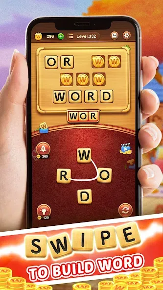 Взломанная Word Connect (Ворд Коннект)  [МОД Много денег] — последняя версия apk на Андроид screen 1