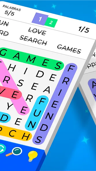 Скачать взломанную Word Search  [МОД Все открыто] — стабильная версия apk на Андроид screen 2