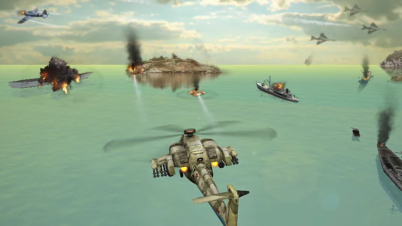 Взломанная Gunship Strike 3D  [МОД Unlimited Money] — последняя версия apk на Андроид screen 2