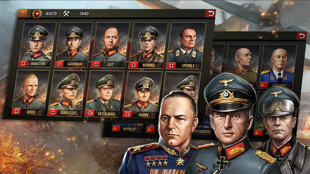 Скачать взлом World War 2:WW2 Strategy Games (Вторая мировая война)  [МОД Много монет] — полная версия apk на Андроид screen 2