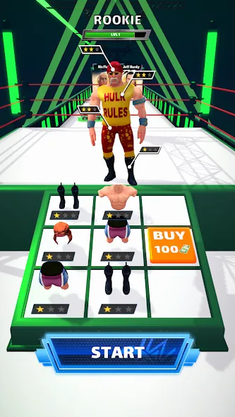 Взломанная Wrestling Trivia Run (Рестлинг Тривия Ран)  [МОД Меню] — последняя версия apk на Андроид screen 2