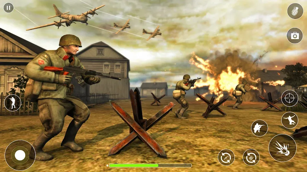 Скачать взлом WW2 Survival Shooter :Gun fire (Вторая Мировая Война  )  [МОД Меню] — стабильная версия apk на Андроид screen 1