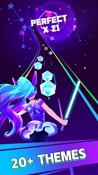 Скачать взлом Beat Dancing EDM:music game (Бит Дэнсинг ЭДМ)  [МОД Unlimited Money] — полная версия apk на Андроид screen 2