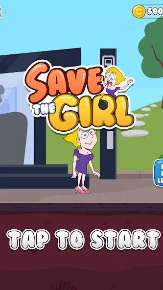 Взломанная Save The Girl  [МОД Menu] — полная версия apk на Андроид screen 1