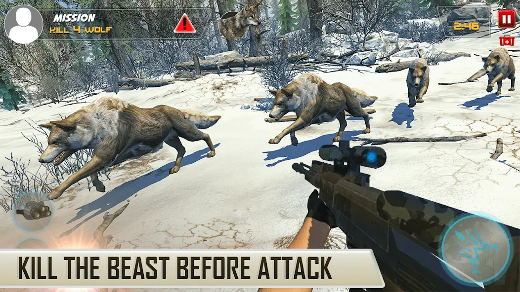 Скачать взлом Dino Hunting Sniper Shooter 3D  [МОД Unlocked] — последняя версия apk на Андроид screen 5