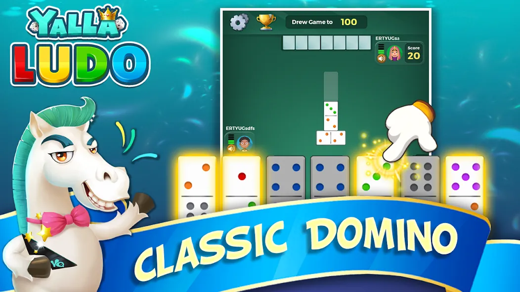 Взломанная Yalla Ludo — Ludo&Domino (Ялла Лудо)  [МОД Много денег] — полная версия apk на Андроид screen 2