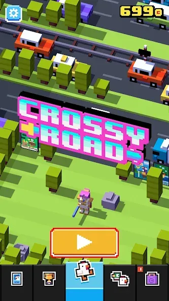 Взломанная Crossy Road (Кросси Роуд)  [МОД Unlimited Money] — стабильная версия apk на Андроид screen 1