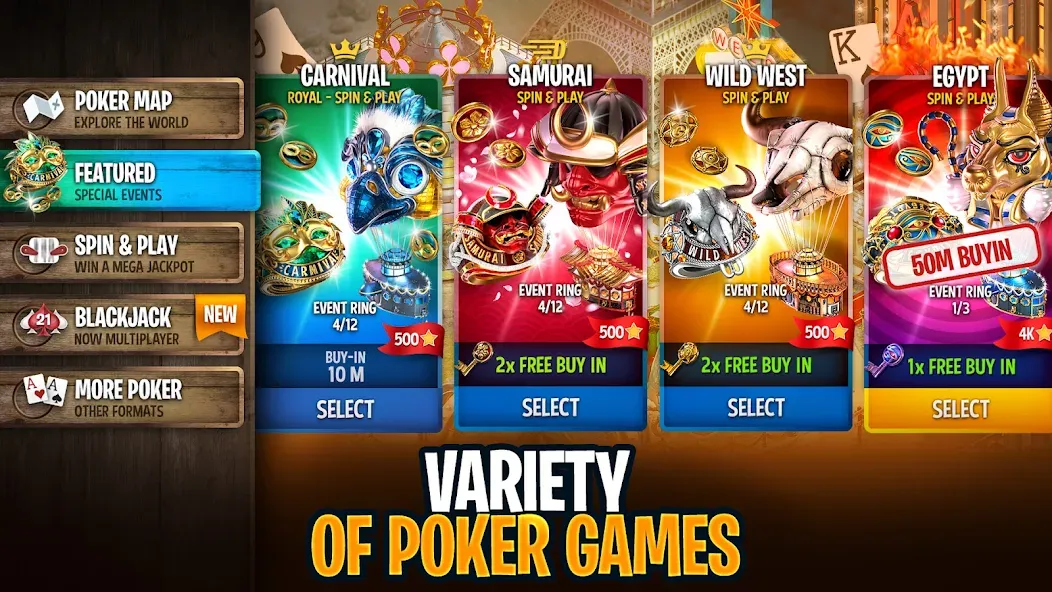 Взломанная Governor of Poker 3 — Texas  [МОД Бесконечные деньги] — стабильная версия apk на Андроид screen 2