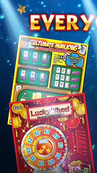 Взлом Lottery Scratch Off — Mahjong  [МОД Unlocked] — полная версия apk на Андроид screen 1