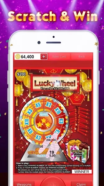 Взлом Lottery Scratch Off — Mahjong  [МОД Unlocked] — полная версия apk на Андроид screen 5