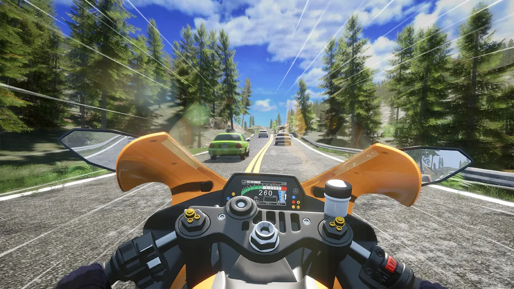 Взломанная Speed Moto Dash:Real Simulator (Спид Мото Дэш)  [МОД Бесконечные монеты] — стабильная версия apk на Андроид screen 5