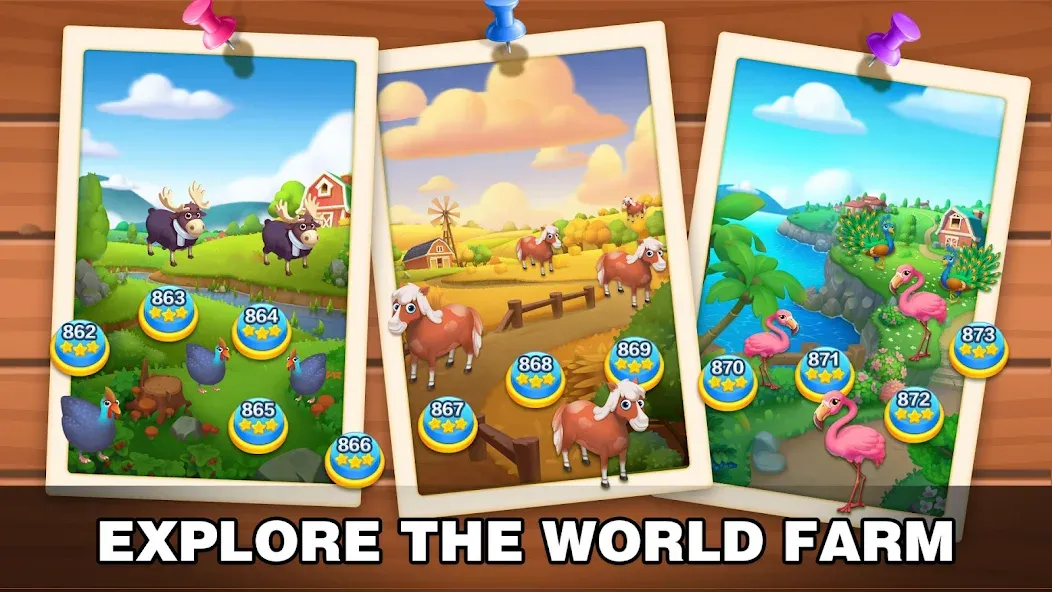 Взломанная Solitaire Farm: Card Games (Соляр Фарм)  [МОД Все открыто] — полная версия apk на Андроид screen 5