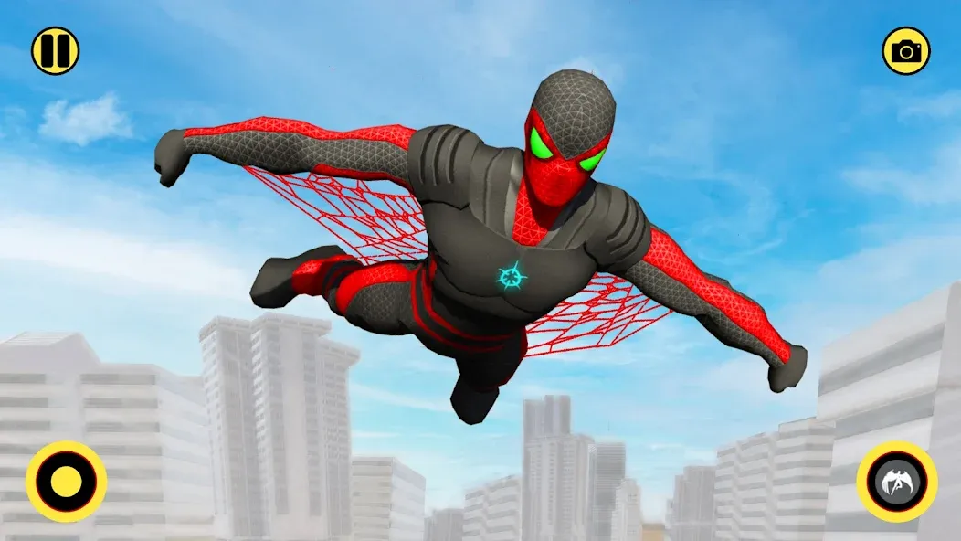 Взломанная Spider Miami Rope Hero Ninja  [МОД Много денег] — последняя версия apk на Андроид screen 4