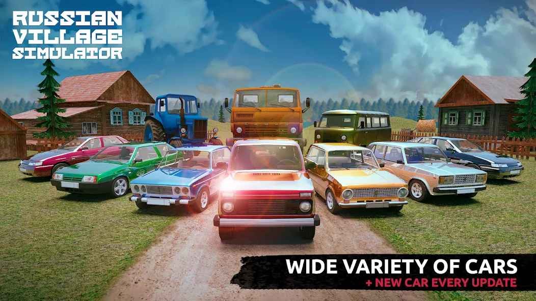 Скачать взлом Russian Village Simulator 3D  [МОД Бесконечные деньги] — стабильная версия apk на Андроид screen 1