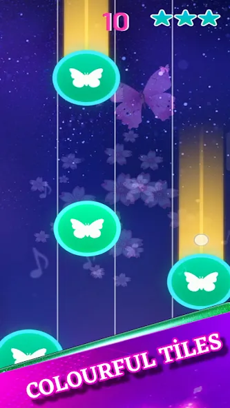 Скачать взломанную Pop Piano Fire : Magic Tiles 2 (Поп Пиано Файр)  [МОД Меню] — стабильная версия apk на Андроид screen 1