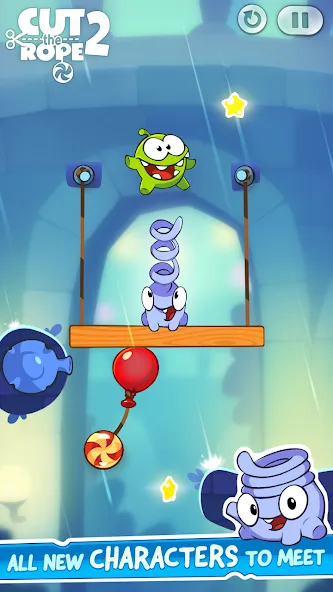 Взлом Cut the Rope 2 (Кат зе Роуп 2)  [МОД Много денег] — последняя версия apk на Андроид screen 4