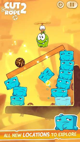 Взлом Cut the Rope 2 (Кат зе Роуп 2)  [МОД Много денег] — последняя версия apk на Андроид screen 5