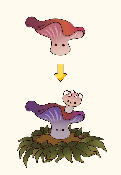 Взломанная Mushroom Stories Clicker  [МОД Бесконечные монеты] — полная версия apk на Андроид screen 2