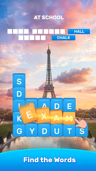 Взломанная Words Warehouse：Test Your Mind  [МОД Unlocked] — полная версия apk на Андроид screen 1