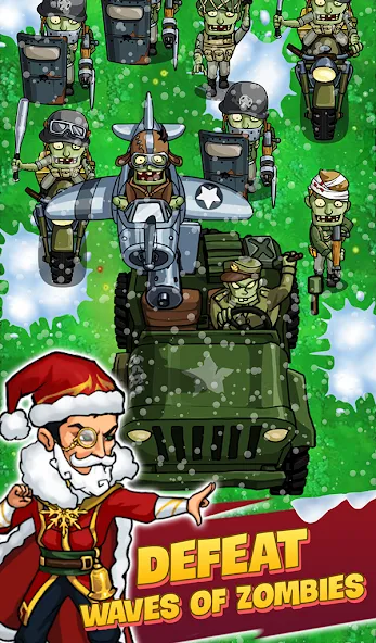 Взломанная Zombie War Idle Defense Game (Зомби Война)  [МОД Много монет] — стабильная версия apk на Андроид screen 4