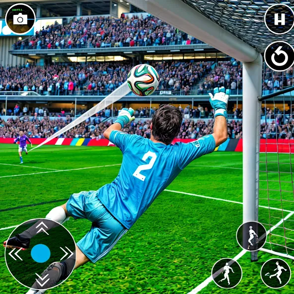 Скачать взломанную Soccer Games Football 2022  [МОД Бесконечные деньги] — последняя версия apk на Андроид screen 1