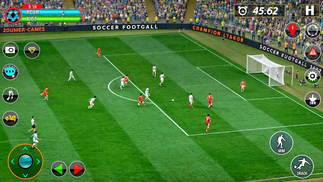 Скачать взломанную Soccer Games Football 2022  [МОД Бесконечные деньги] — последняя версия apk на Андроид screen 3