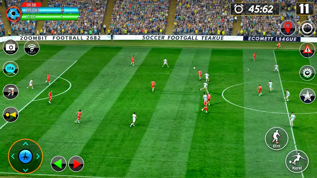 Скачать взломанную Soccer Games Football 2022  [МОД Бесконечные деньги] — последняя версия apk на Андроид screen 4