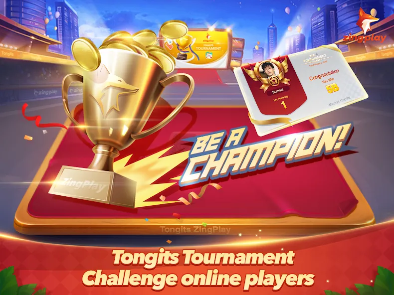 Взломанная Tongits ZingPlay-Fun Challenge (Тонгитс ЗингПлэй)  [МОД Меню] — полная версия apk на Андроид screen 4