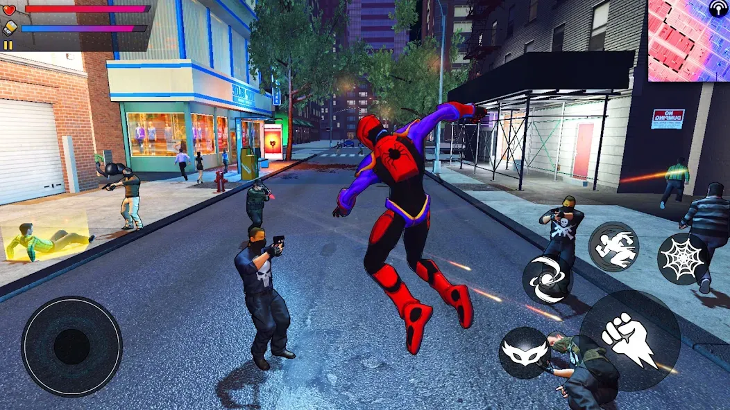 Взлом Spider Hero:Super City Hero (пайдер Хиро)  [МОД Бесконечные деньги] — стабильная версия apk на Андроид screen 3