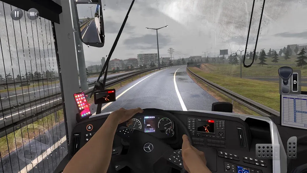 Взломанная Bus Simulator : Ultimate  [МОД Все открыто] — полная версия apk на Андроид screen 2