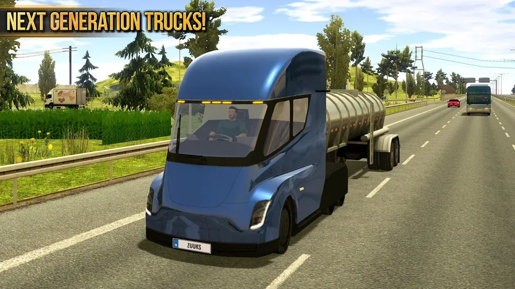 Скачать взломанную Truck Simulator : Europe  [МОД Unlocked] — стабильная версия apk на Андроид screen 5