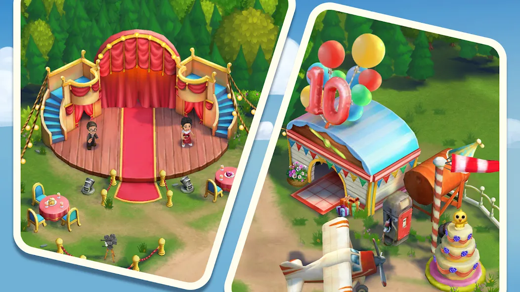 Взломанная FarmVille 2: Country Escape (ФармВилл 2 С)  [МОД Много монет] — стабильная версия apk на Андроид screen 2