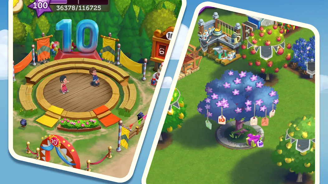 Взломанная FarmVille 2: Country Escape (ФармВилл 2 С)  [МОД Много монет] — стабильная версия apk на Андроид screen 3