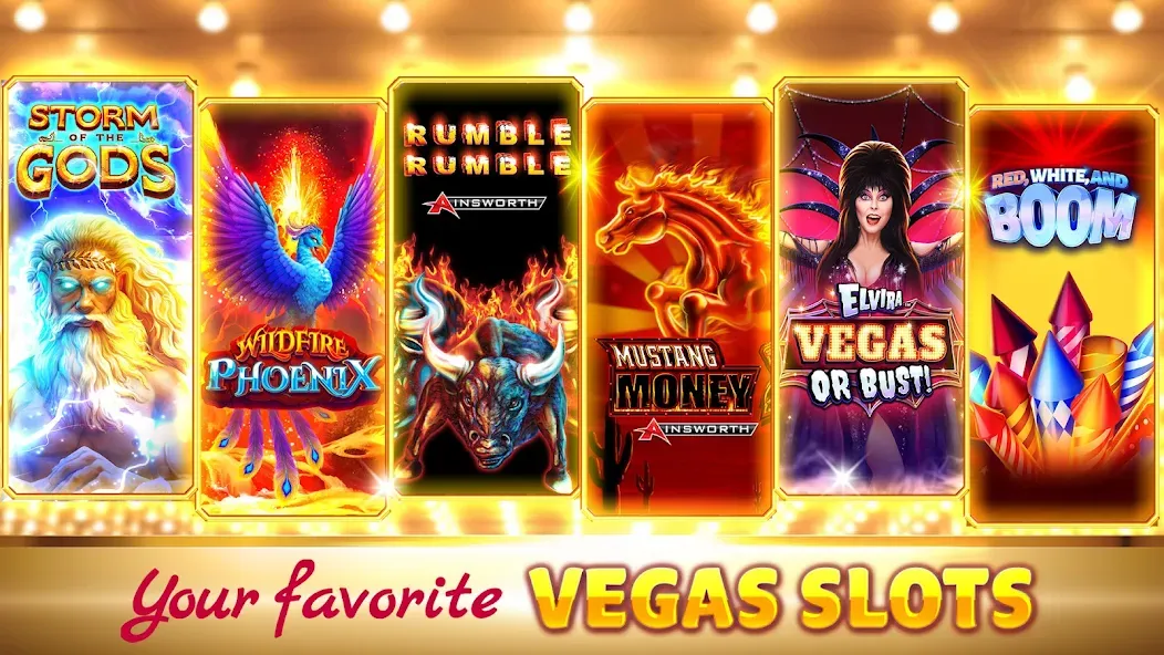 Скачать взломанную Hit it Rich! Casino Slots Game  [МОД Много монет] — стабильная версия apk на Андроид screen 1