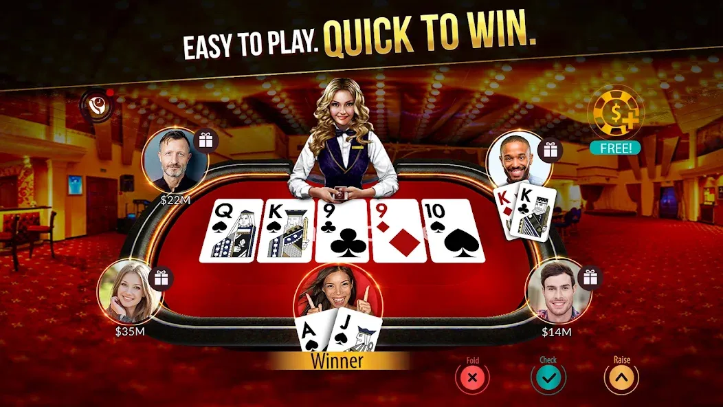 Взлом Zynga Poker ™ – Texas Holdem (Зинга Покер)  [МОД Все открыто] — полная версия apk на Андроид screen 1