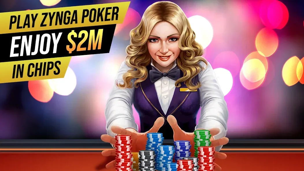 Взлом Zynga Poker ™ – Texas Holdem (Зинга Покер)  [МОД Все открыто] — полная версия apk на Андроид screen 2