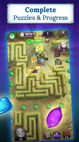 Скачать взломанную Harry Potter: Puzzles & Spells  [МОД Unlocked] — полная версия apk на Андроид screen 5