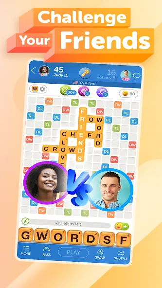 Взлом Words With Friends 2 Word Game (Вордс вит Френдс 2 Классик)  [МОД Бесконечные деньги] — полная версия apk на Андроид screen 2