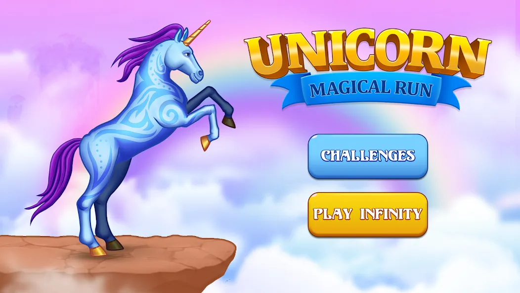 Взлом Unicorn Dash: Magical Run (Юникорн Дэш)  [МОД Много монет] — стабильная версия apk на Андроид screen 1