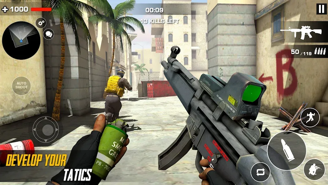 Скачать взломанную Cover Strike Ops FPS Gun Games  [МОД Unlimited Money] — последняя версия apk на Андроид screen 4